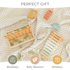 Brooklyn Neutral Xylophone neutral tones suit gender-neutral spaces