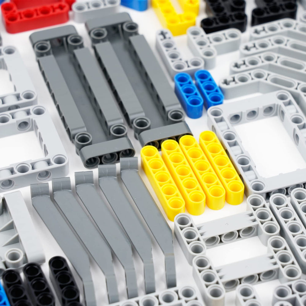 BroTex panels and chassis frame beams enable sleek, modular MOC designs.