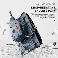 BRRRRT 1/64 RC Tank 40° climb lets it handle angled surfaces