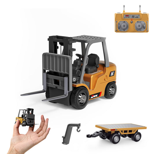 BRRRRT forklift front view shows a compact, kid-friendly design for play
