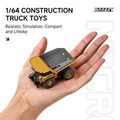 BRRRRT RC truck with lights for realistic night-time operation.