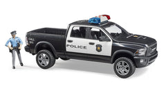 Bruder 02505 Ram 2500 Police Pickup front cab view shows room for four figures