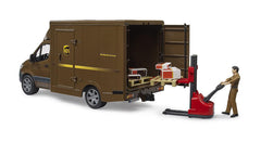 Bruder pallet jack with adjustable forks for loading practice