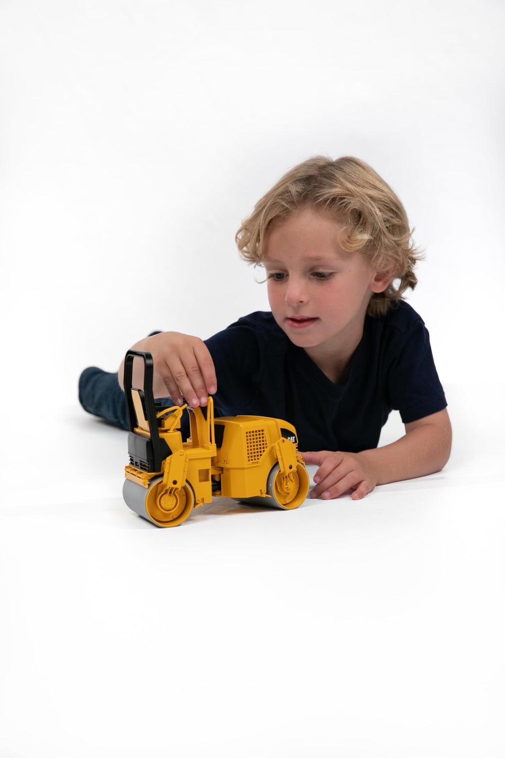 Bruder CAT compact size fits indoor and outdoor play spaces