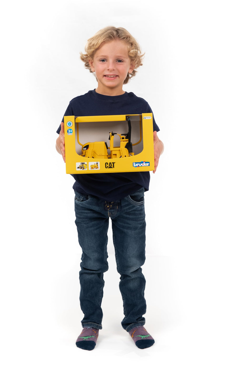 Bruder CAT debris-clearing mud guards enhance roller cleanliness and durability
