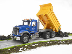 Bruder Mack Granite designed for sand and snow play with durability.