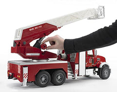 Bruder Mack Granite stability legs help secure setups