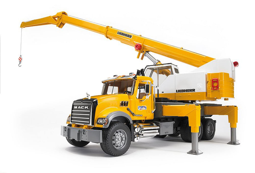 Bruder 1:16 scale crane truck with telescopic and height-adjustable jib