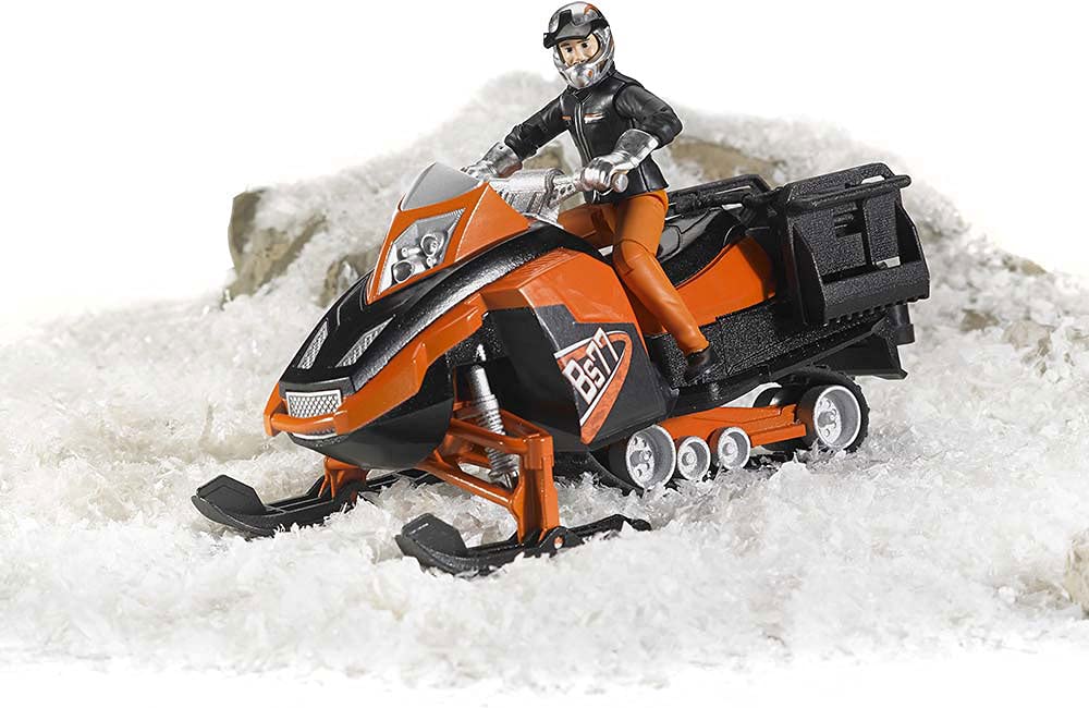BRUDER driver’s protective gear visible for realistic role-play