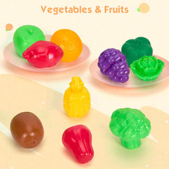 Bruvoalon colorful educational play elements spark color learning and sorting