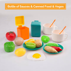 Bruvoalon 22-pc tableware collection for realistic dining pretend play