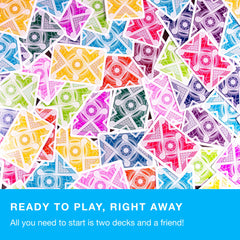 Brybelly Nertz 12-color deck set enables fast differentiation during rounds