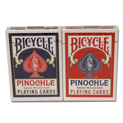 Brybelly pinochle set features a 48-card breakout for authentic rounds.