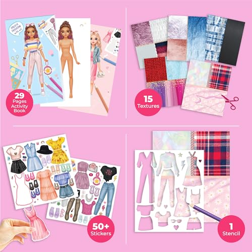 BSCOOL Fashion Studio stickers and accessories inspire interactive styling and color.