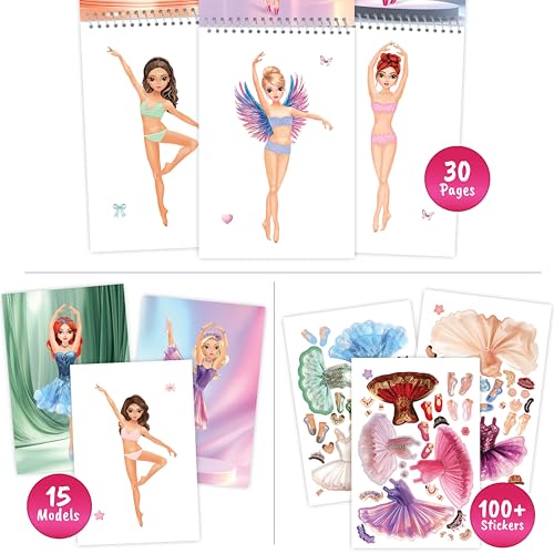 BSCOOL sticker-dress up leotards image shows sleek leotard stickers for fashion play.