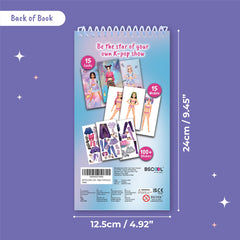 BSCOOL sticker dress-up k-pop hairstyles inspire stylish character makeovers.