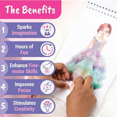 BSCOOL Sticker Dress Up Runway models inspire imaginative styling sessions for kids.