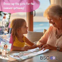 BSCOOL repositionable stickers enable multiple outfits on the go.