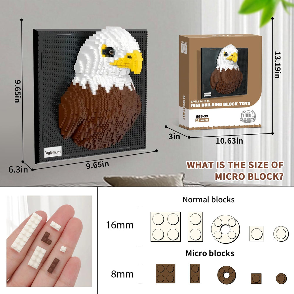 BseSparklion 1924-piece micro blocks set for hands-on building.