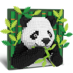 BseSparklion Panda 3D wall art assembly for striking home decor