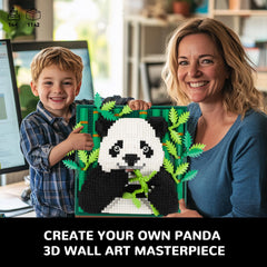 BseSparklion panda bright color blocks for durable art pieces