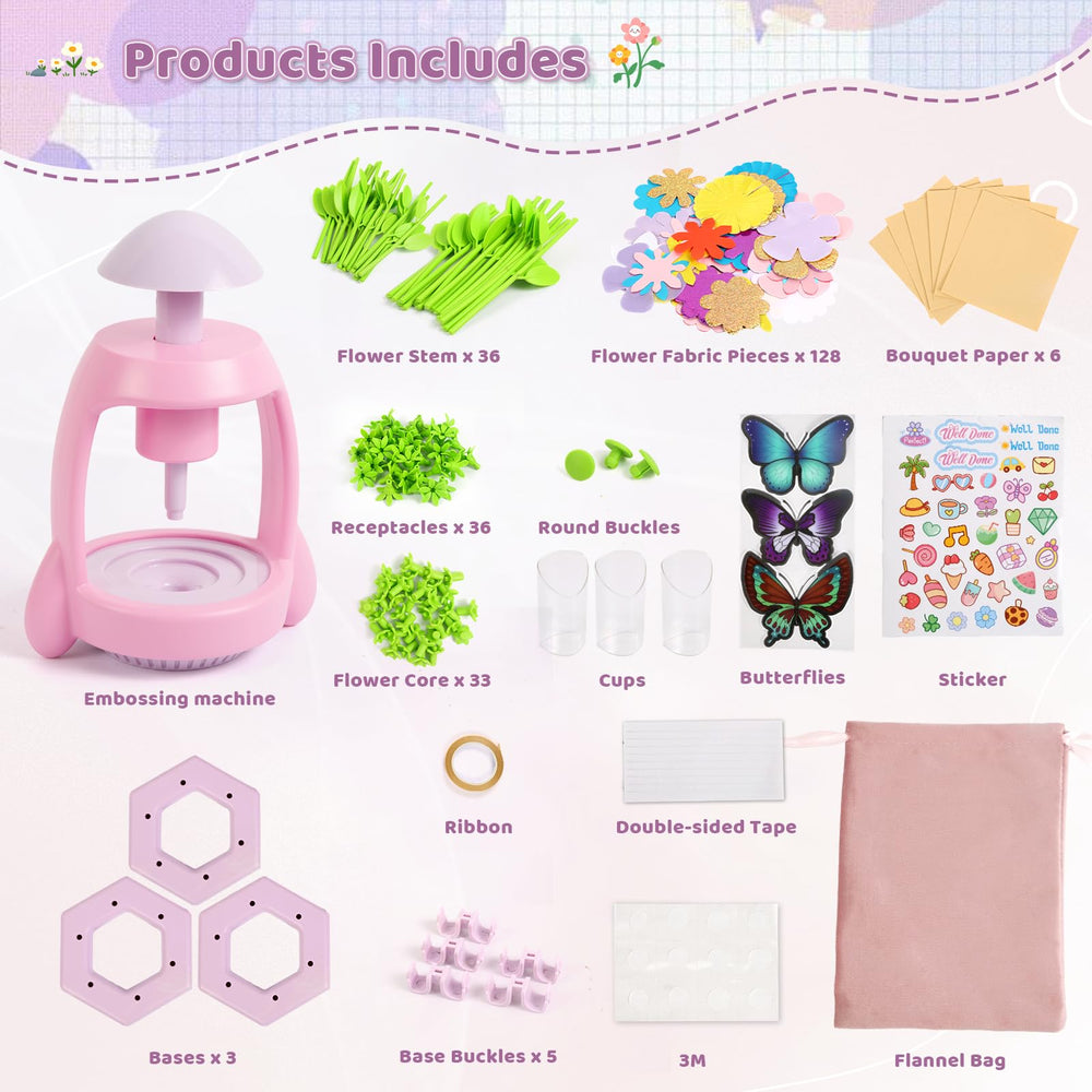 Bsgifts 128 colorful fabric petals for vibrant DIY flowers.