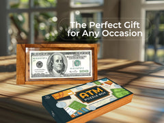 BSIRI ATM Puzzle Box premium wood finish enhances feel and durability.