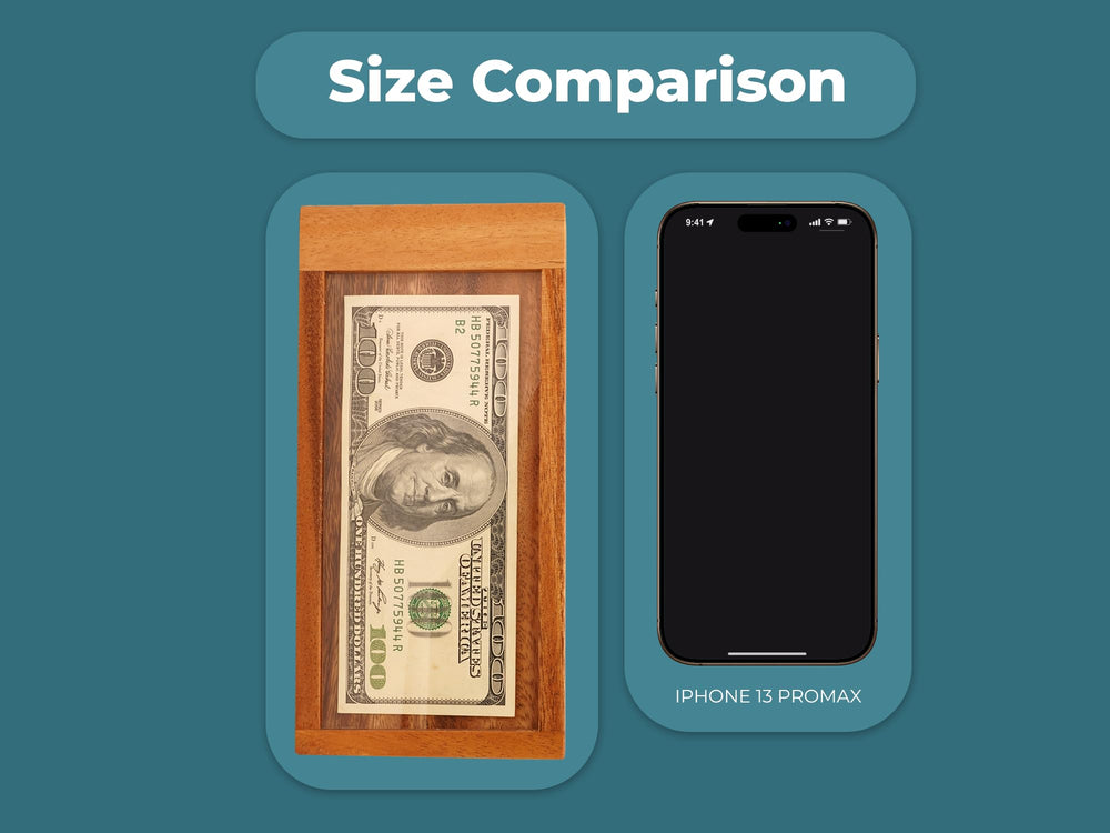 BSIRI ATM Puzzle Box shows intricate wood design and craftsmanship.