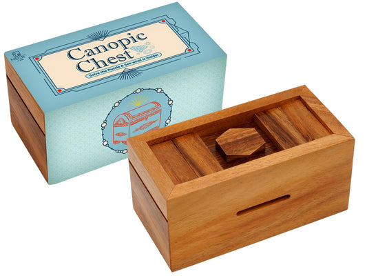 BSIRI Canopic Chest - hidden compartments provide secure storage for cash or jewelry.