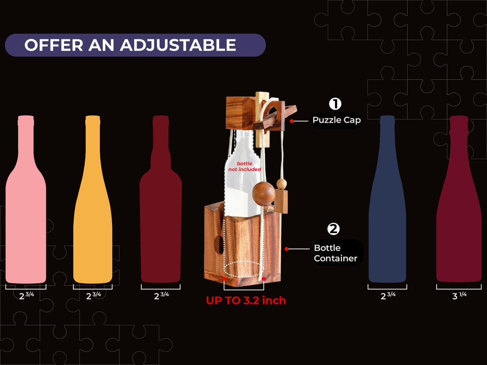 BSIRI Think for Bottle Puzzle Lock being solved at a party table