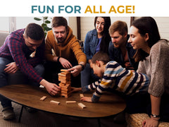 BSIRI tumbling tower for kids playing promotes focus and cooperative fun