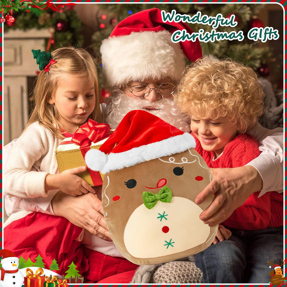 BSTAOFY gingerbread-man pillow on sofa adds festive decor and plush comfort