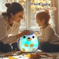 BSTAOFY color-changing LED hedgehog glow supports calming bedtime routines.