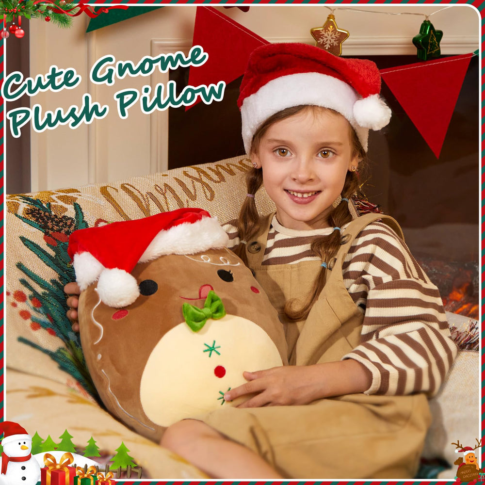 BSTAOFY gingerbread-man pillow 12inch ready for gifting or cuddles