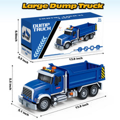 Bstoyder blue truck delivers engaging lights and sounds to enhance interactive storytelling.