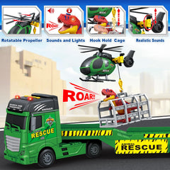 Bstoyder dinosaur figure inside the truck sparks imaginative adventures
