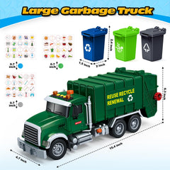 Bstoyder dumping function closeup demonstrates realistic action.
