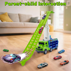Bstoyder green track enables multiplayer race action for shared play