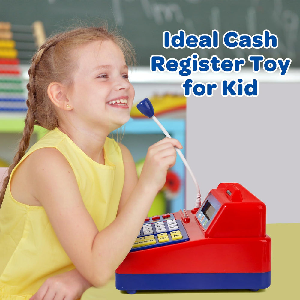 Bstoyder grocery boxes playset with colorful boxes for role play scenarios.