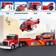 Bstoyder helicopter lights and sounds enhance action-packed pretend play.