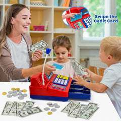 Bstoyder market shopping card conveyor adds realistic store flow.