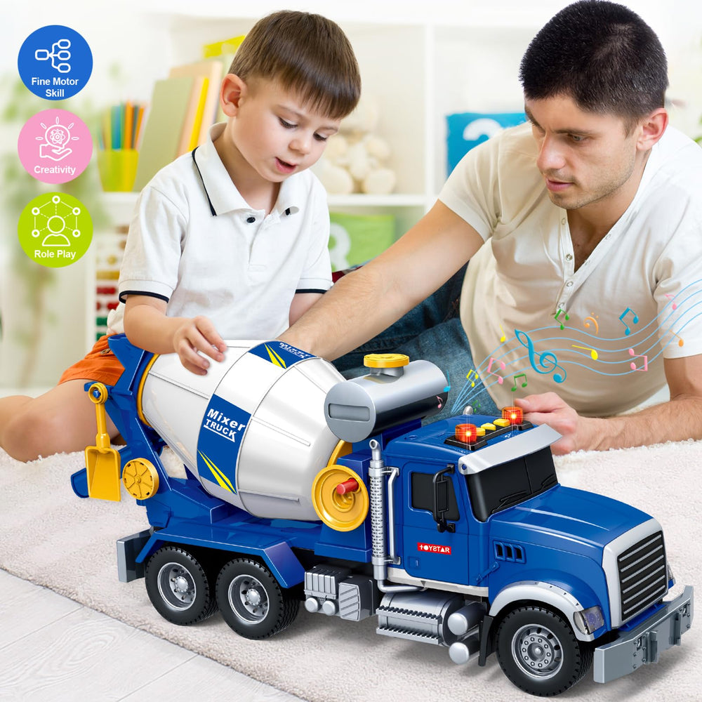 Rugged rubber tires handle indoor and outdoor surfaces.