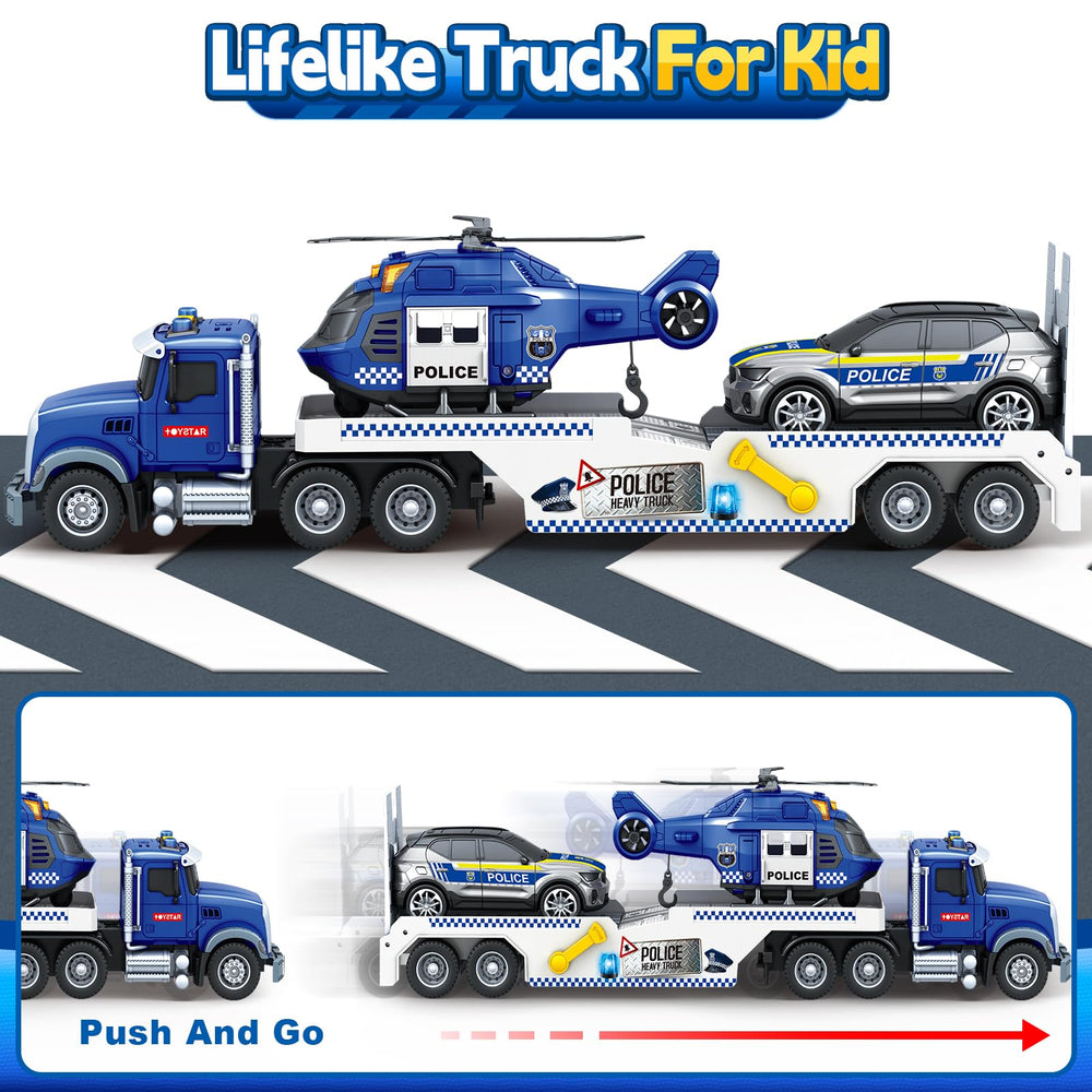 Bstoyder movable tailboard for loading and transport play