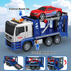 Bstoyder tow truck ramp loading feature for easy vehicle loading