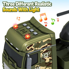 Bstoyder truck with lights and sounds for engaging storytelling