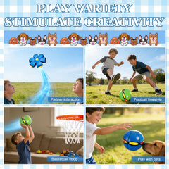 BSurreal Magic Ball glow LED lights enhance nighttime play sessions.