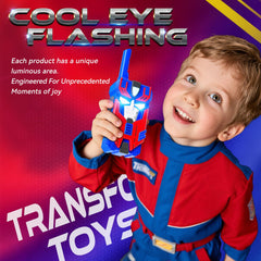 BTMBORY Transform Walkie Talkies light-up eyes enhance kid-friendly conversations