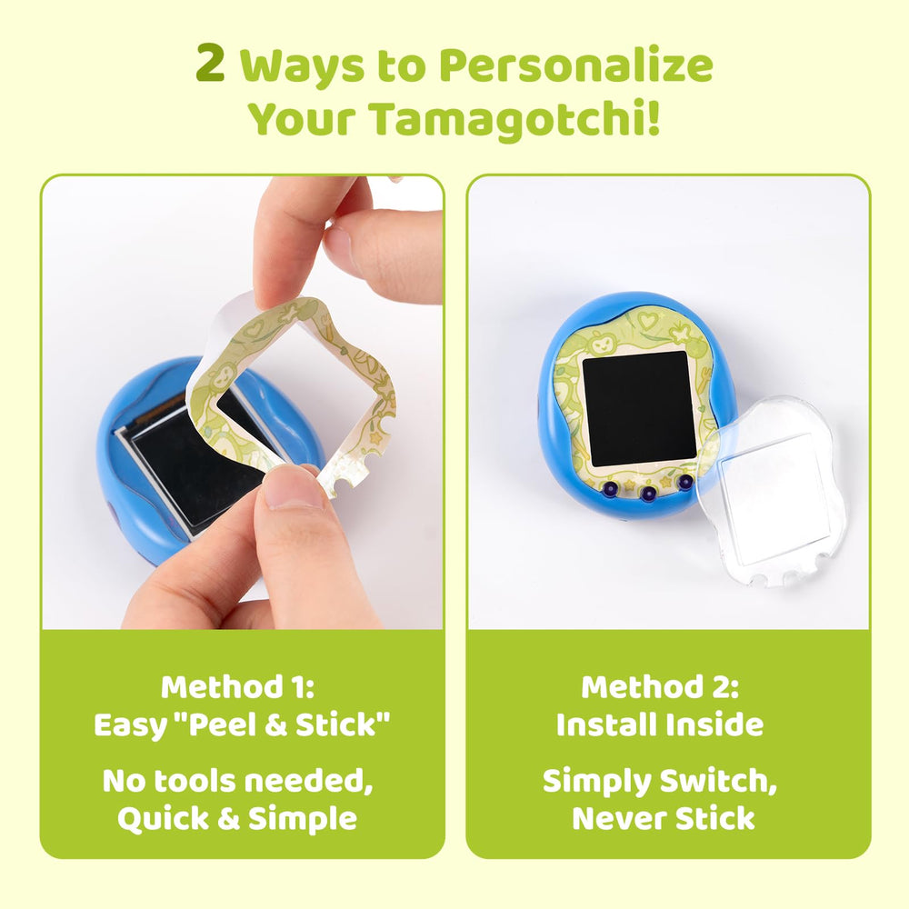 Bubblelogus installation options enable peel-and-place or replacement style.