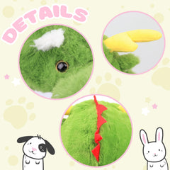 Bubblepompom dragon hat fits kids aged 3+ for dress-up fun.