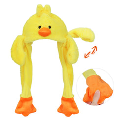 Bubblepompom duck hat gift-ready for kids.